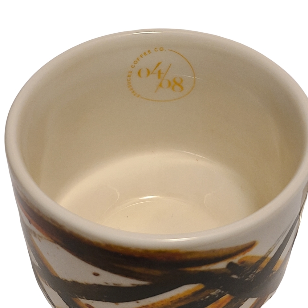 Starbucks 2014 Artisan Series Collection 04/08 Into the Fire 12 oz Stackable Mug - Picture 5 of 6